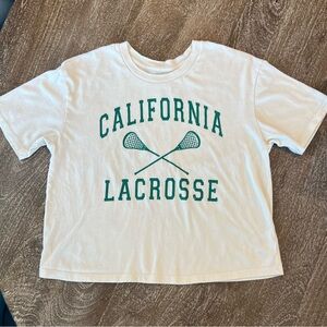 Rebellious One California Lacrosse Crop Tee